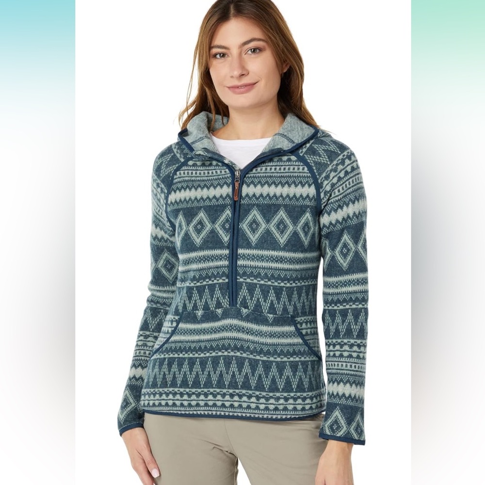 Smartwool Women's Hudson Trail Merino Wool Fleece Anorak Pullover XS NWOT